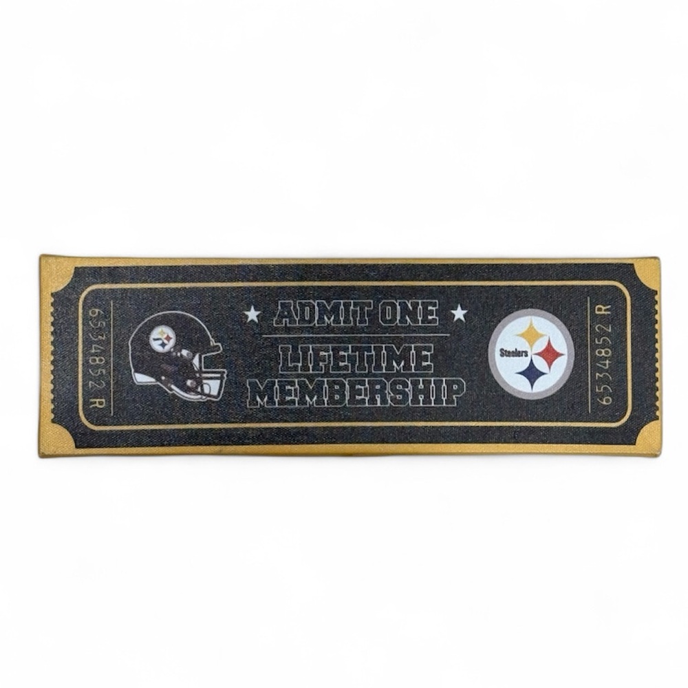 NFL Pittsburgh Steelers Lifetime Membership Sign Decor - NWT